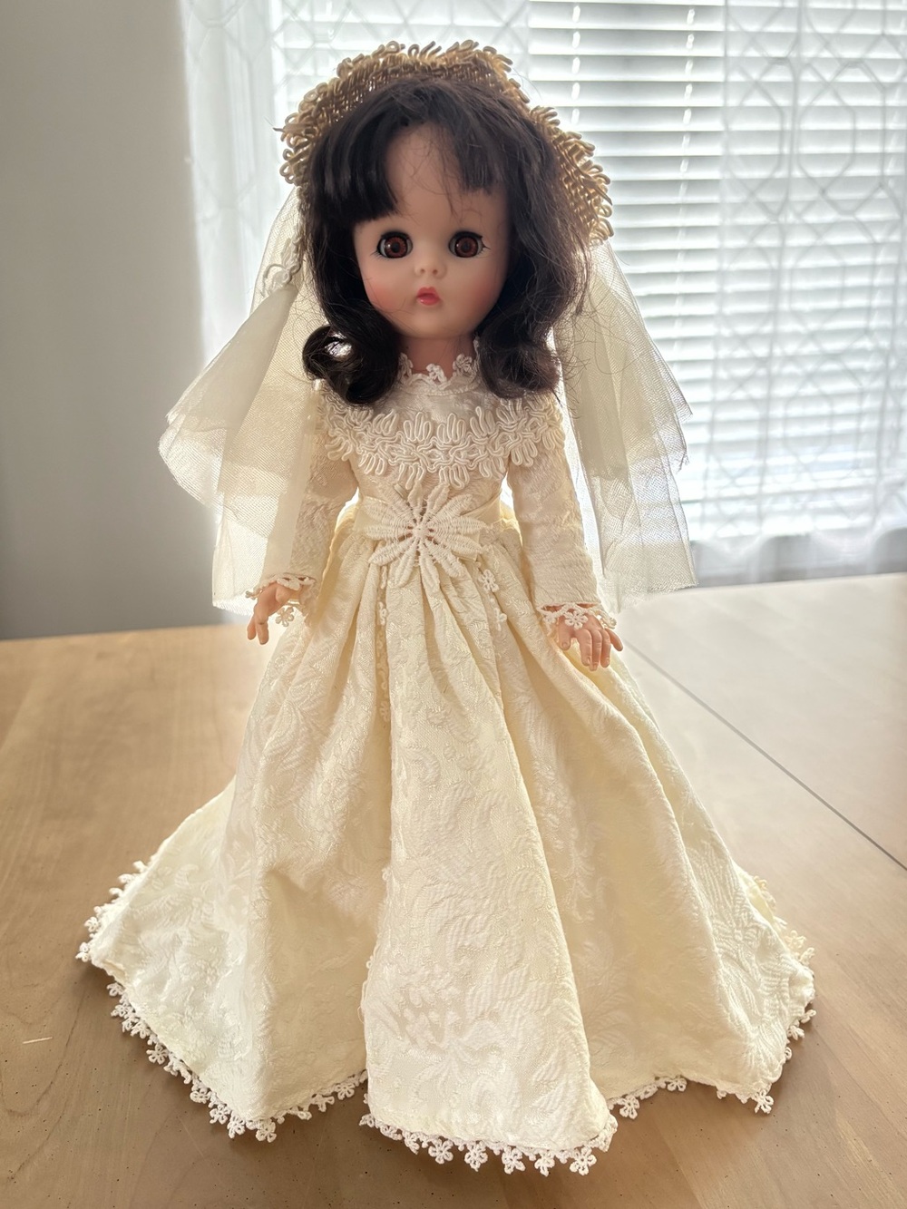 Vintage Vogue Bride Doll. 19”. Made In USA. See Photos for Details. Great Cond